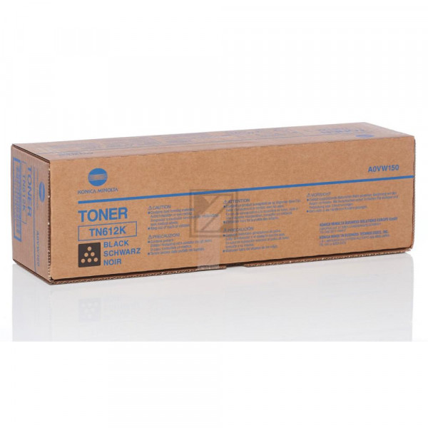 Konica Minolta Toner-Kit schwarz (A0VW150, TN-612K)