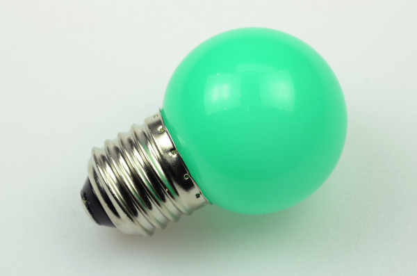 E27 LED-Globe LB45 AC 65 Lumen 270° grün 1W Green-Power-LED