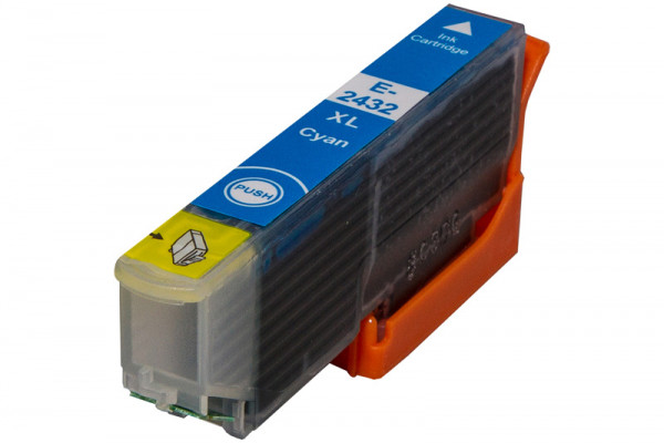 Tintenpatrone Cyan (Blau) Epson T2632 kompatibel 12 Ml.