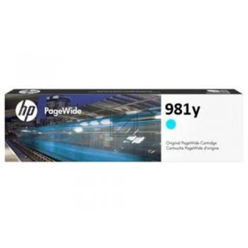 HP Tintenpatrone cyan HC plus (L0R13A, 981Y)