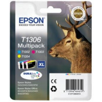 Epson Tintenpatrone gelb cyan magenta HC (C13T13064010, T1306) Epson Tintenpatrone gelb cyan magenta HC (C13T13064010, T1306)
