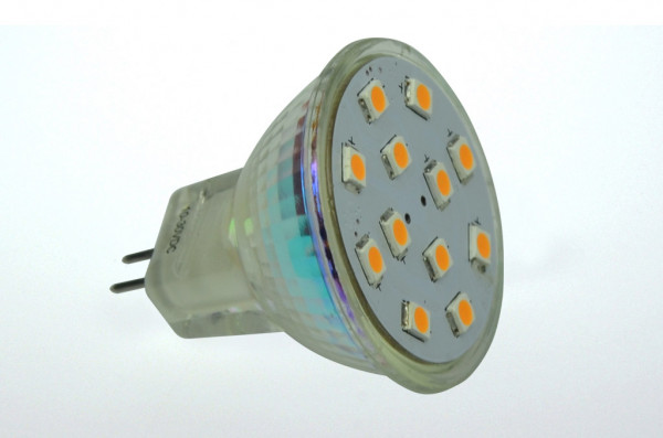 GU4 LED-Spot MR11 AC/DC 190 Lumen 125° warmweiss 2W CRI>90 Green-Power-LED