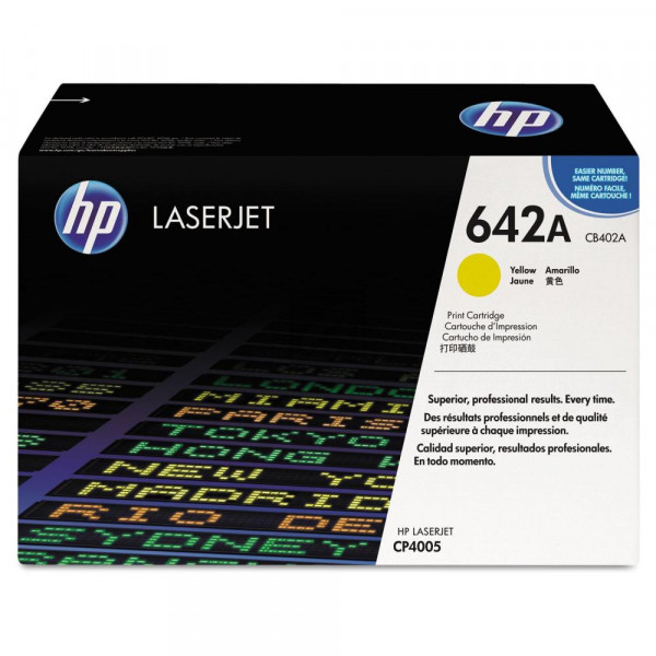 HP Toner-Kartusche gelb (CB402A, 642A)