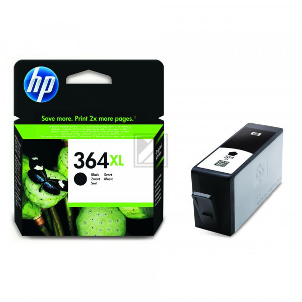 HP Tintenpatrone schwarz HC (CN684EE, 364XL)