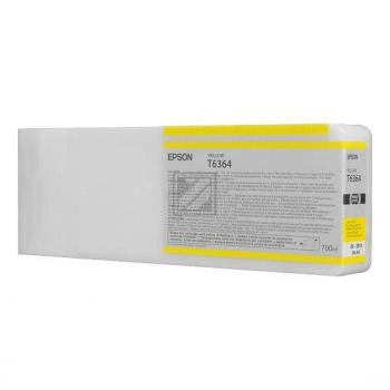 Epson Tintenpatrone gelb (C13T636400, T6364)