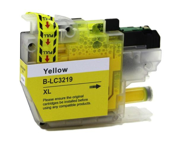Tintenpatrone Yellow (Gelb) Brother LC-3219XLY kompatibel 18 Ml.