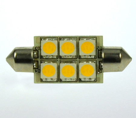 S8x37 LED-Soffitte AC/DC 100 Lumen 125° warmweiss 1W dimmbar Green-Power-LED