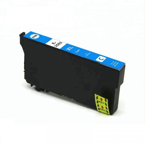 Tintenpatrone Cyan (Blau) Epson T3592, 35XL kompatibel 25 Ml.