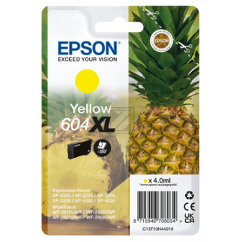 Epson Tintenpatrone gelb HC (C13T10H44010, 604XL)