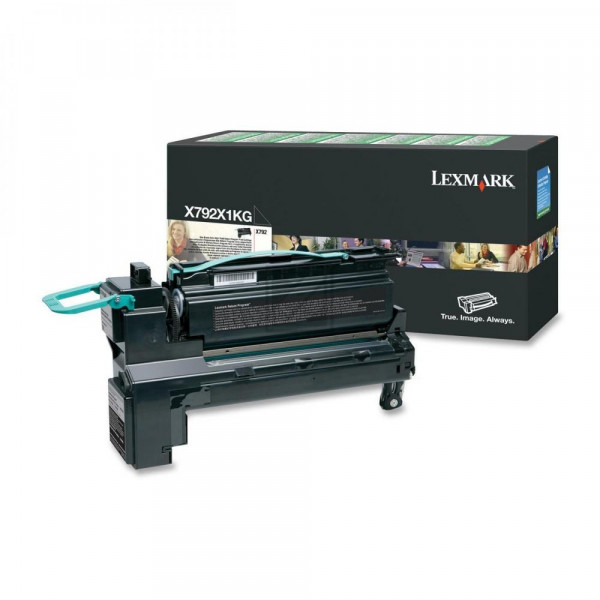 Lexmark Toner-Kartusche Prebate schwarz HC (X792X1KG)