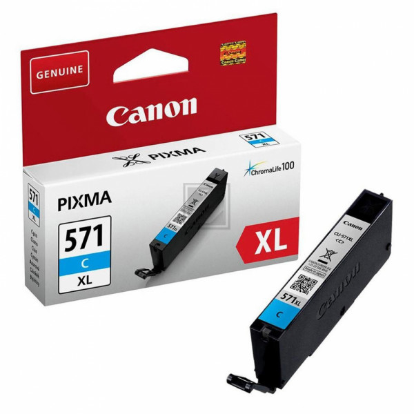 Canon Tintenpatrone cyan HC (0332C001, CLI-571XLC)