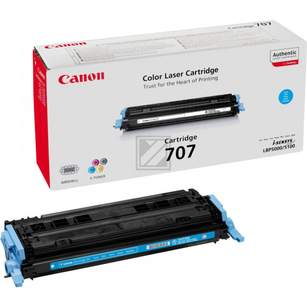 Canon Toner-Kartusche cyan (9423A004, 707)