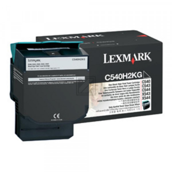 Lexmark Toner-Kartusche Prebate schwarz HC plus (C546U1KG)