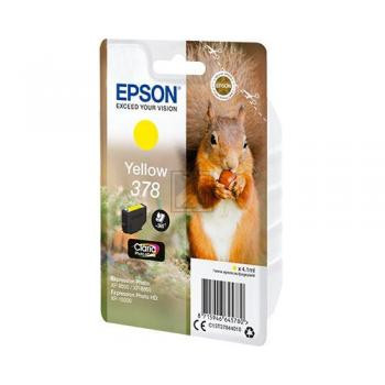 Epson Tintenpatrone gelb (C13T37844020, 378)