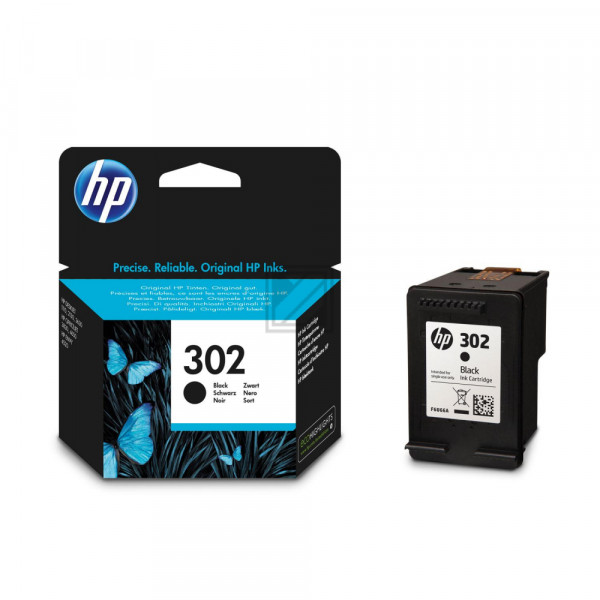 HP Tintendruckkopf schwarz (F6U66AE#ABE, 302)