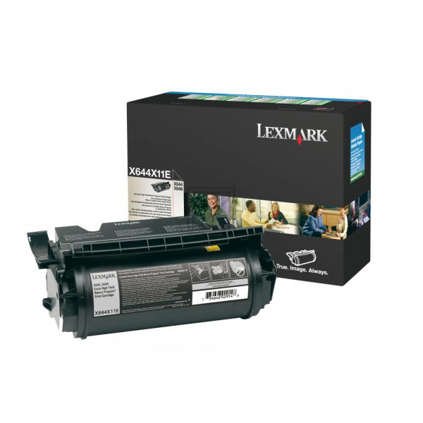 Lexmark Toner-Kartusche Prebate schwarz HC plus (X644X11E)