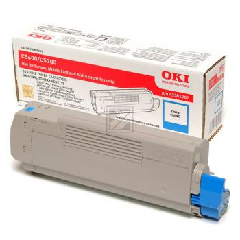 OKI Toner-Kit cyan (43381907)