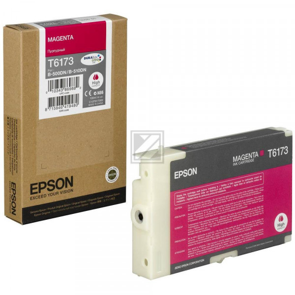 Epson Tintenpatrone magenta HC (C13T617300, T6173)