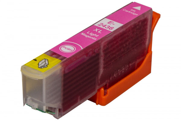 Tintenpatrone Light-Magenta (Hellrot) Epson T2436 kompatibel 15 Ml.