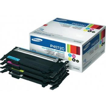 Samsung Toner-Kartusche gelb cyan magenta schwarz (SU382A, P4072C)