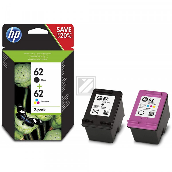 HP Tintendruckkopf cyan/gelb/magenta schwarz (N9J71AE, 62)