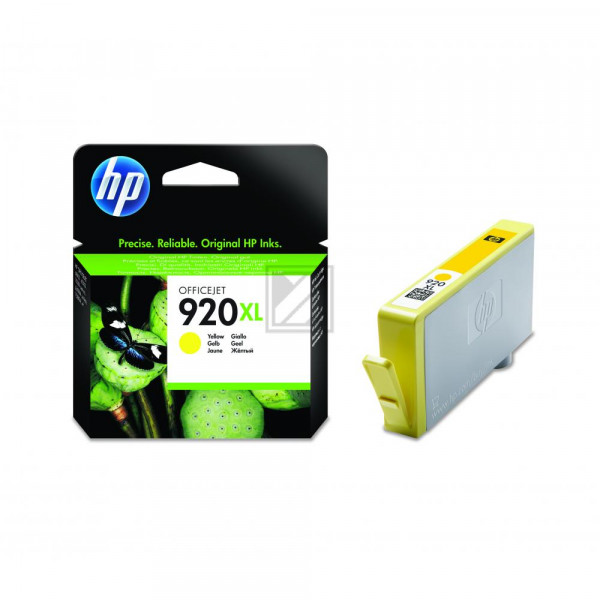 HP Tintenpatrone gelb HC (CD974AE#BGX, 920XL)