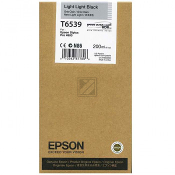 Epson Tintenpatrone Ultra Chrome HDR schwarz light, light (C13T653900, T6539)