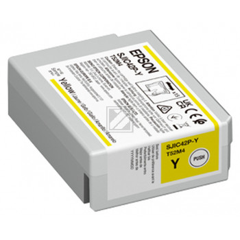 Epson Tintenpatrone gelb (C13T52M440, SJIC42P-Y)