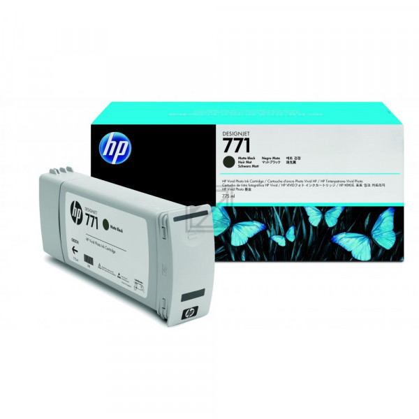 HP Tintenpatrone schwarz matt (B6Y07A, 771C)