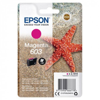 Epson Tintenpatrone magenta (C13T03U34010, 603)