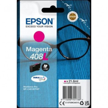 Epson Tintenpatrone magenta HC (C13T09K34010, 408L)