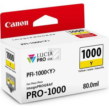 Canon Tintenpatrone gelb (0549C001, PFI-1000Y)