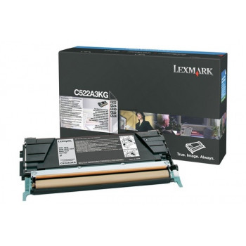 Lexmark Toner-Kartusche Corporate schwarz (C522A3KG)