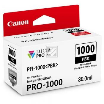 Canon Tintenpatrone photo schwarz (0546C001, PFI-1000PBK)