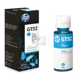 HP Tintennachfüllfläschchen cyan (M0H54AE, GT52)