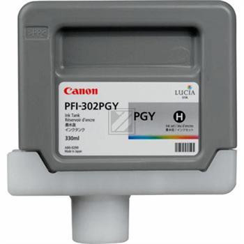 Canon Tintenpatrone Photo-Tinte grau (2218B001, PFI-302PGY)