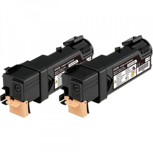 Epson Toner-Kit 2 x schwarz 2-Pack (C13S050631, 0631)