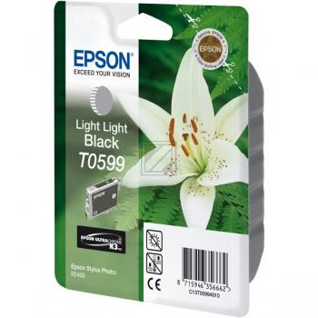 Epson Tintenpatrone Ultra Chrome K3 schwarz light, light (C13T05994010, T0599)