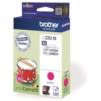 Brother Tintenpatrone magenta (LC-22UM)