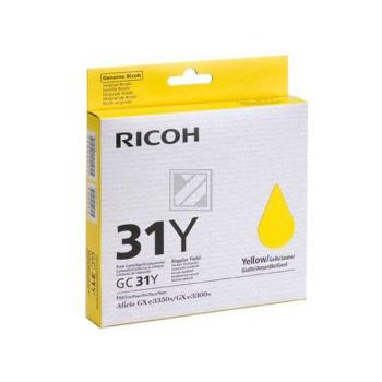Ricoh Gel-Kartusche gelb (405691, GC31Y)