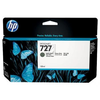 HP Tintenpatrone schwarz matt (B3P22A, 727)