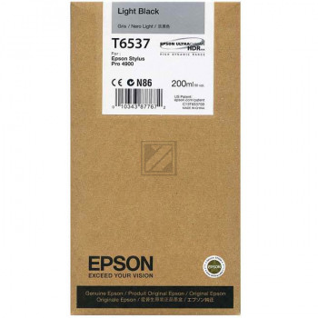 Epson Tintenpatrone Ultra Chrome HDR schwarz light (C13T653700, T6537)