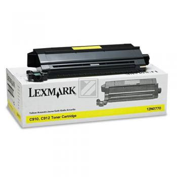 Lexmark Toner-Kartusche gelb (12N0770)