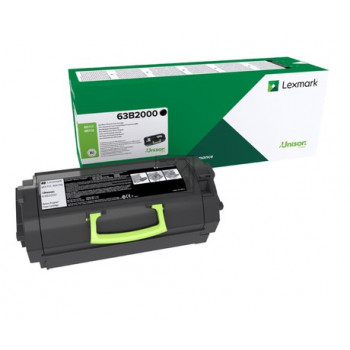 Lexmark Toner-Kartusche Return Program schwarz (63B2000)