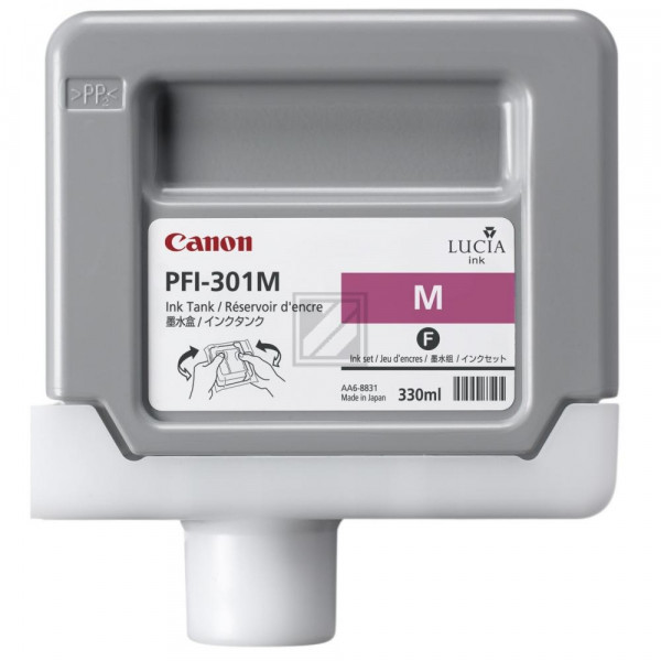 Canon Tintenpatrone magenta (1488B001, PFI-301M)