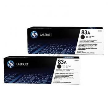 HP Toner-Kartusche 2 x schwarz (CF283AD, 83AD)