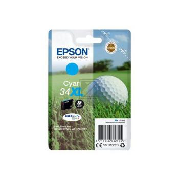 Epson Tintenpatrone cyan HC (C13T34724020, T3472)