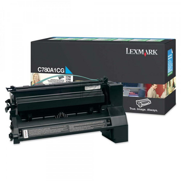 Lexmark Toner-Kartusche Prebate cyan (C780A1CG)