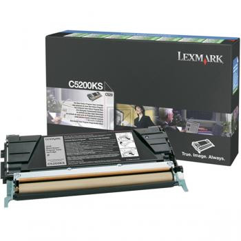 Lexmark Toner-Kartusche Prebate schwarz (C5200KS)