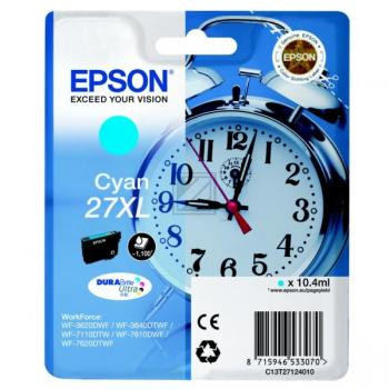 Epson Tintenpatrone cyan HC (C13T27124022, T2712)